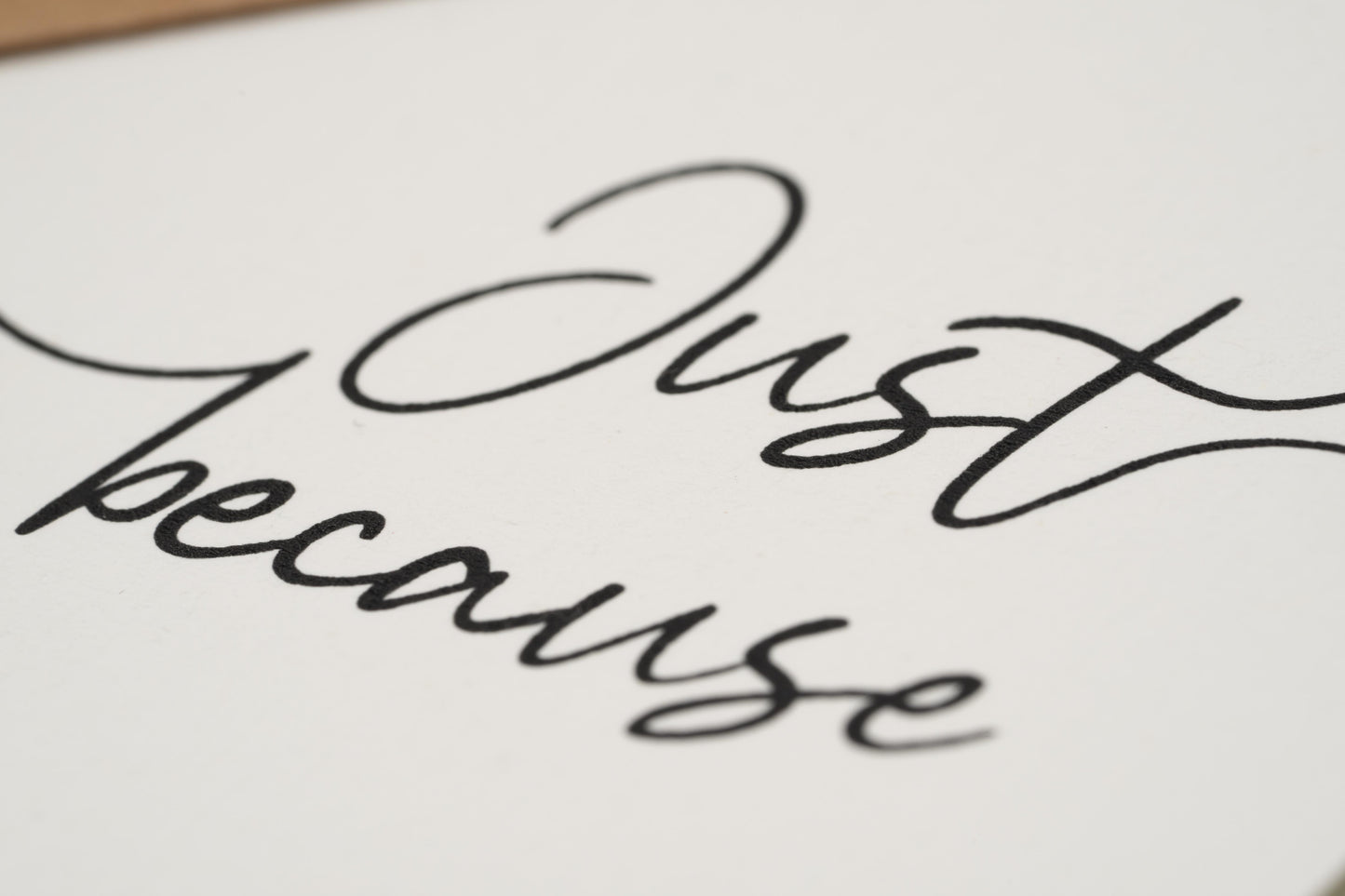JUST BECAUSE GREETING CARD PACK (5 cards)