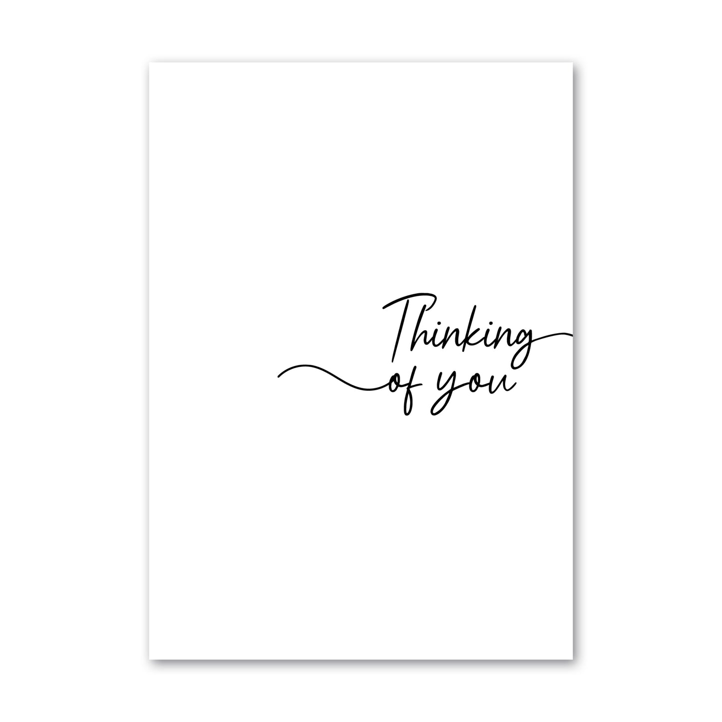 THINKING OF YOU GREETING CARD