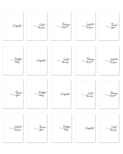 MINIMALIST ALL SEASONS (20 cards)