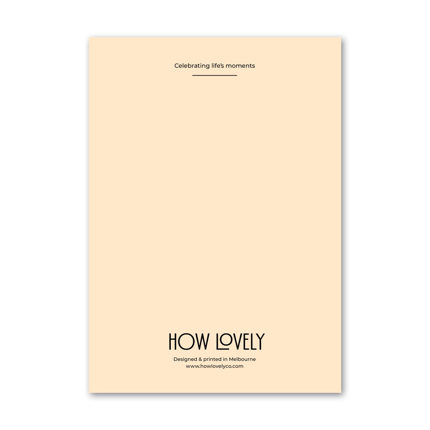 HAPPY BIRTHDAY GREETING CARD YELLOW