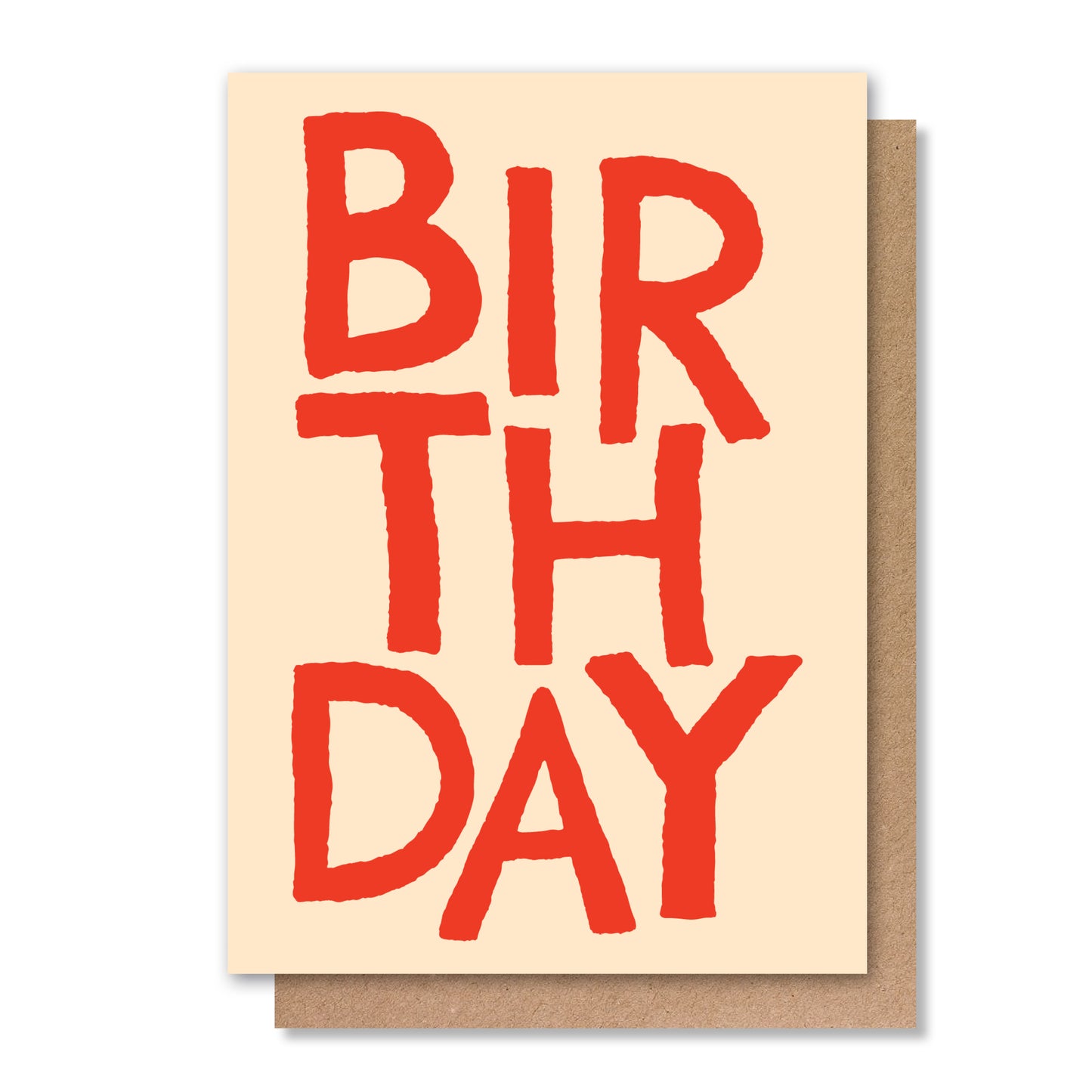 HAPPY BIRTHDAY GREETING CARD YELLOW
