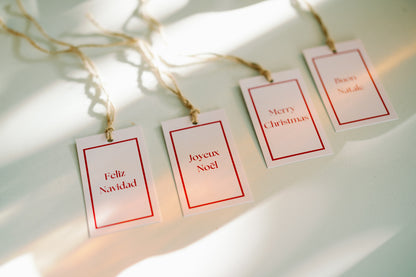 CHRISTMAS GIFT TAGS (10 pack)