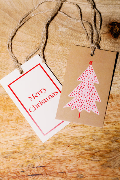 XMAS TREE GIFT TAGS (10 pack)