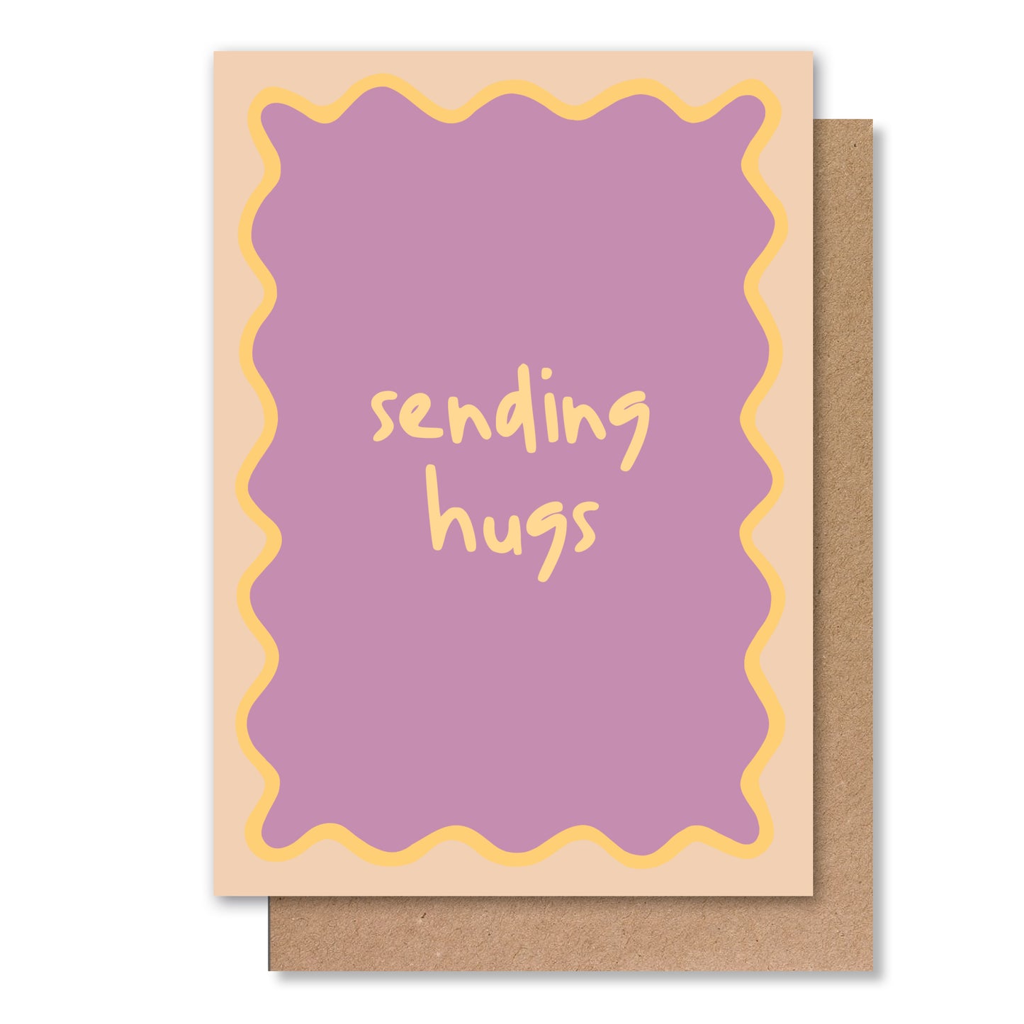 SENDING HUGS GREETING CARD