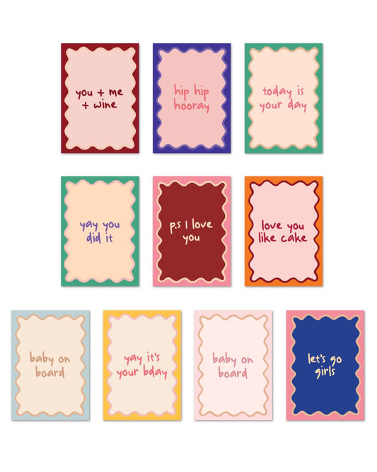 Greeting cards, card pack