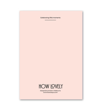 BABY ON BOARD - PINK GREETING CARD