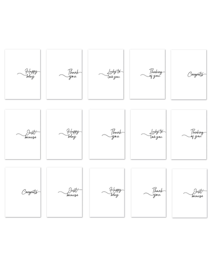 MINIMALIST ALL SEASONS (15 cards)