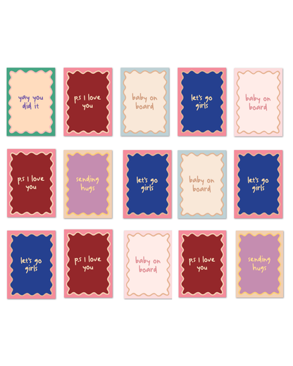 MIXED GREETING CARD PACK (15 cards)