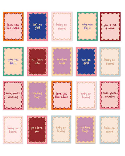 MIXED GREETING CARD PACK (20 cards)